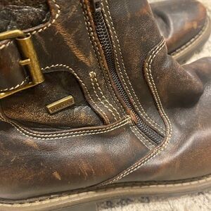 Men's Brown Leather Boots Aldo